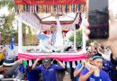Putri Zulkifli Hasan dan Raffi-Nagita Diarak Adat Lampung oleh Warga Natar